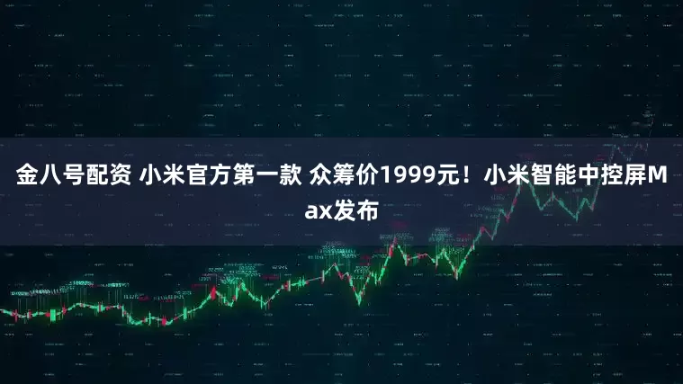 金八号配资 小米官方第一款 众筹价1999元！小米智能中控屏Max发布